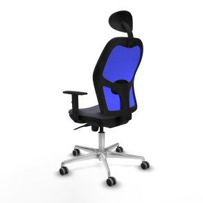 Kontorstol med hovedgrde Jorquera Piqueras y Crespo 1D086G1 Mrkegr