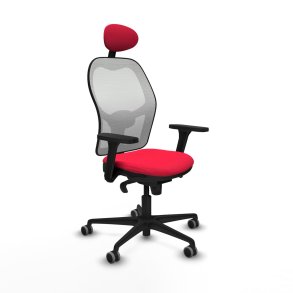 Kontorstol med hovedg�rde Piqueras y Crespo 3D036G1 R�d