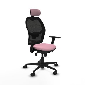 Kontorstol med hovedg�rde Jorquera Piqueras y Crespo 3D036N2 Pink