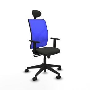 Kontorstol med hovedg�rde Motilla Piqueras y Crespo 1D066N1 Sort