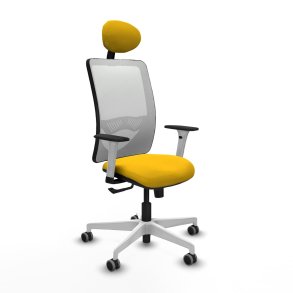 Kontorstol med hovedg�rde Zulema Piqueras y Crespo 1B026G1 Gul