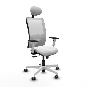 Kontorstol med hovedg�rde Zulema Piqueras y Crespo 1B026G1 Hvid