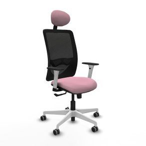 Kontorstol med hovedg�rde Zulema Piqueras y Crespo 1B026G1 Pink
