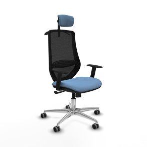 Kontorstol med hovedg�rde Mardos Piqueras y Crespo D086G2H Himmelbl�