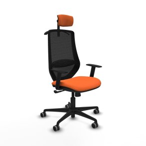 Kontorstol med hovedg�rde Mardos Piqueras y Crespo D036G2H Orange