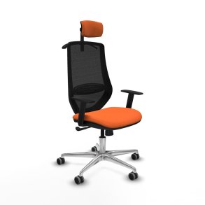 Kontorstol med hovedg�rde Mardos Piqueras y Crespo D086G2H Orange