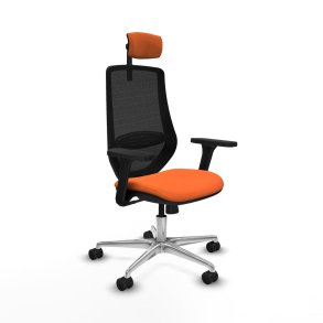 Kontorstol med hovedg�rde Mardos Piqueras y Crespo D086N2W Orange
