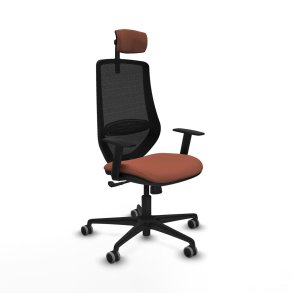 Kontorstol Piqueras y Crespo D036G2W Brun Sort