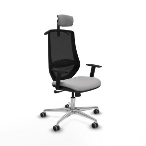 Kontorstol med hovedg�rde Mardos Piqueras y Crespo D086G2H Lysegr�