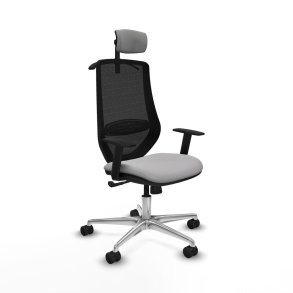 Kontorstol med hovedg�rde Mardos Piqueras y Crespo D086N2H Lysegr�