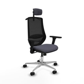 Kontorstol med hovedg�rde Mardos Piqueras y Crespo D086N2H M�rkegr�