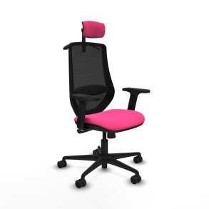 Kontorstol med hovedg�rde Mardos Piqueras y Crespo D036N2H Pink