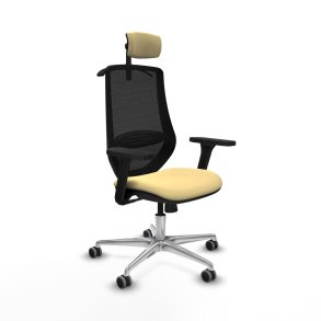 Kontorstol med hovedg�rde Mardos Piqueras y Crespo D086G2H Fl�defarvet