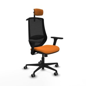 Kontorstol med hovedg�rde Mardos Piqueras y Crespo D036G2H Orange