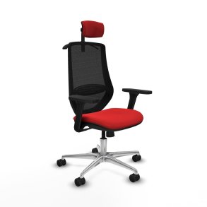 Kontorstol med hovedg�rde Mardos Piqueras y Crespo D086N2H R�d