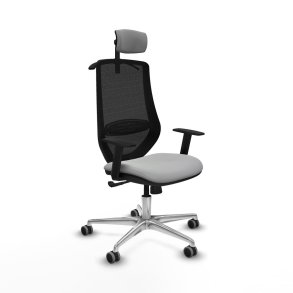 Kontorstol med hovedg�rde Mardos Piqueras y Crespo D086G2H Lysegr�