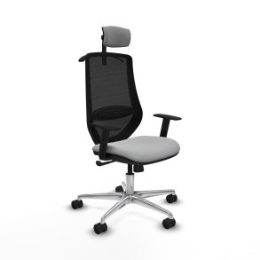 Kontorstol med hovedg�rde Mardos Piqueras y Crespo D086N2H Lysegr�