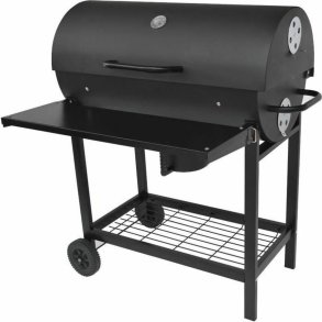 Tr�kulsgrill med L�g og Hjul Fieldmann FZG 1007 Sort