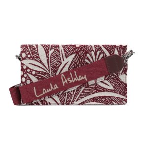 Hndtasker til damer Laura Ashley CRESTON-FLOWER-CLARET-RED Gr 24 x 13 x 3 cm
