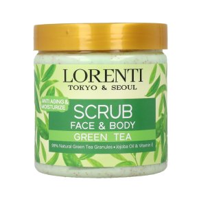 Rensende skrubbecreme Lorenti Peeling Face & Body Green Tea 500 ml