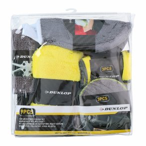 Rengrings- og Opbevaringsst Dunlop Bil 9 Dele