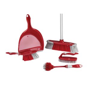 Rengrings- og Opbevaringsst Dirt Devil Rustfrit stl Plastik Kasse (6 Dele)