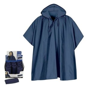 Regnfrakke Poncho Bl (Onesize)