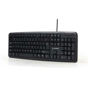 Tastatur GEMBIRD KB-U-103-PT Sort Spansk qwerty