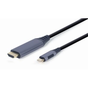 HDMI til DVI-adapter GEMBIRD CC-USB3C-HDMI-01-6 Sort/Gr 1,8 m