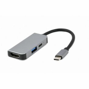 USB Hub GEMBIRD A-CM-COMBO3-02 Slvfarvet
