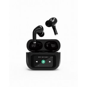 Hovedtelefoner GEMBIRD TWS-LCD-ANC-01-BK Sort
