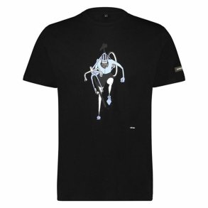 Kortrmet T-shirt til Mnd Shimano Sentiero Ltd Sort