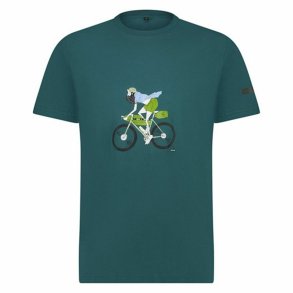 Kortrmet T-shirt til Mnd Shimano Sentiero Ltd Bl