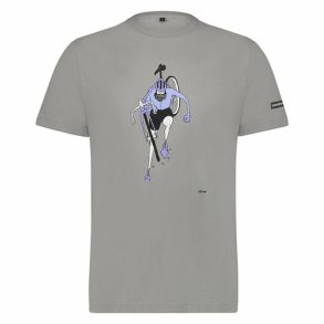 Kortrmet T-shirt til Mnd Shimano Sentiero Ltd Mrkegr
