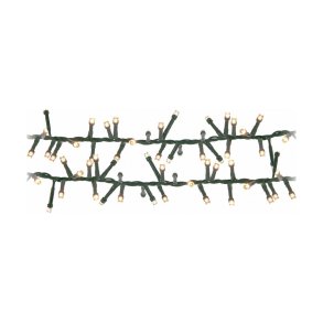 LED guirlande Varmt lys Varm hvid 17 m Gr�n