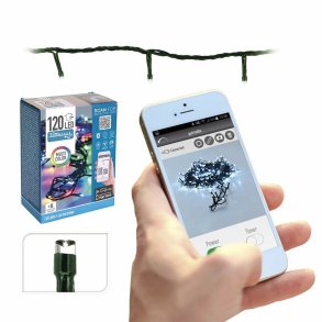 LED guirlande Multifarvet 17 m (1 enheder)