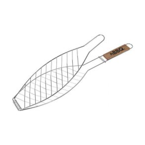 Grillgrill til fisk Rustfrit stl (14 x 58 cm)