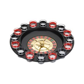 Drukspil Casino Roulette 90267 18 pcs Glas