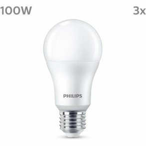 LED-lampe Philips A67 Hvid E 100 W E27 3 enheder (4000 K)