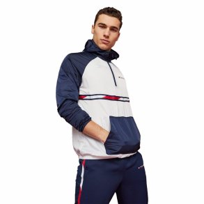 Sport Jakke til Mnd Tommy Hilfiger Colour-Blocked Mrkebl