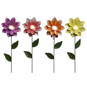 Sollys Lumineo 11 x 6 x 49,5 cm Solar Blomst