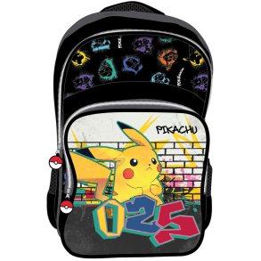 Skoletaske Pokmon Pikachu Multifarvet