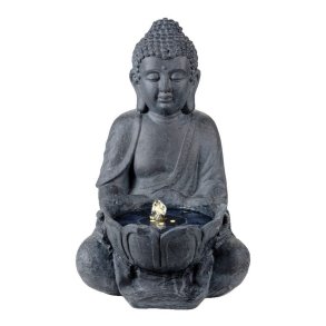 Have springvand Lumineo Buddha Harpiks (29,5 x 28 x 45 cm)