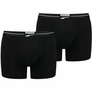 Boxershorts til mnd Puma  Gentle Retro 2 enheder Sort