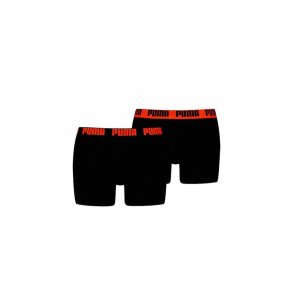 Boxershorts til mnd Puma Everyday Basic Sort Orange 2 Dele