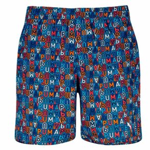 Badetj til Brn Puma Printed Mid Shorts 1P Bl