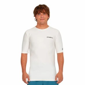 Kortrmet T-shirt til Mnd O'Neill Essentials Skins S/Slv Hvid