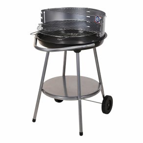 Kulgrill med hjul Grill Sort  51 cm