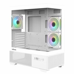 ATX Semi-t�rn kasse Zalman CHRONIX WHITE Hvid