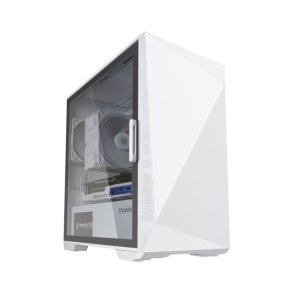 ATX Semi-t�rn kasse Zalman Z1 Iceberg White Hvid